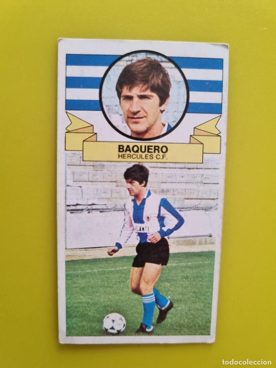 Fu&szlig;ball-Sticker: CROMO LIGA ESTE 85 86 1985 1986 NUNCA PEGADO SIN PEGAR BAQUERO HERCULES CF AR1026