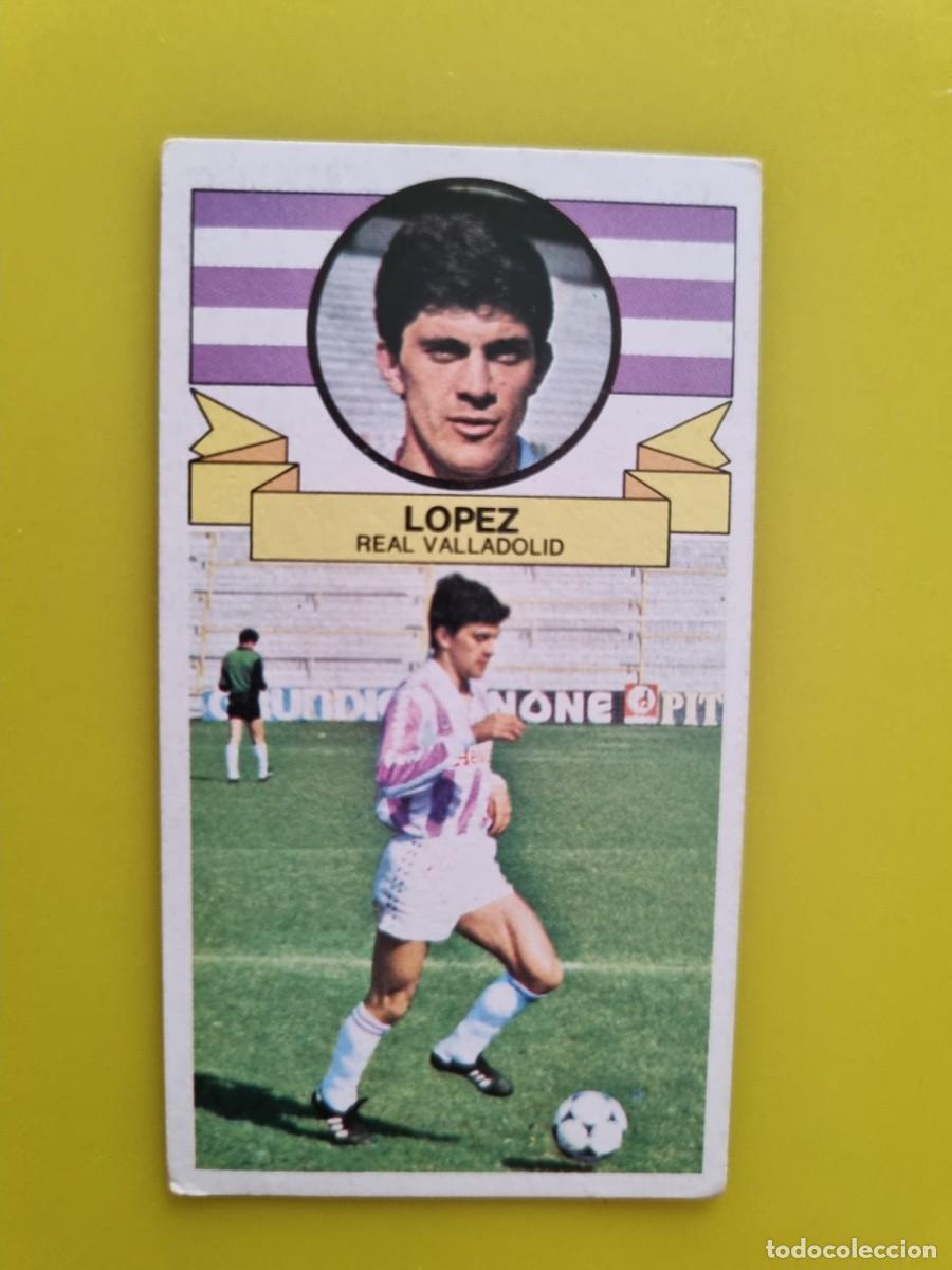 Figurine di Calcio: CROMO LIGA ESTE 85 86 1985 1986 NUNCA PEGADO SIN PEGAR LOPEZ REAL VALLADOLID AR1026