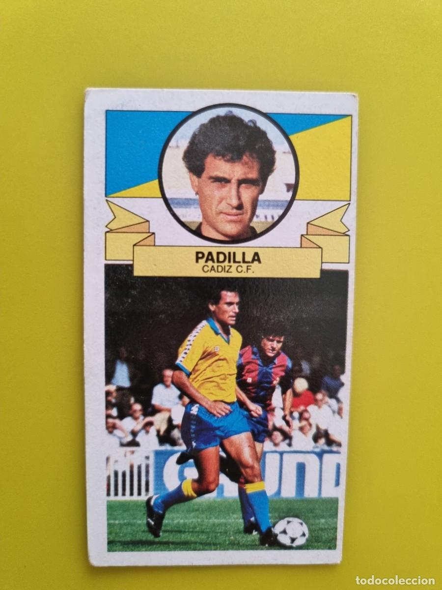 Fu&szlig;ball-Sticker: CROMO LIGA ESTE 85 86 1985 1986 NUNCA PEGADO SIN PEGAR PADILLA CADIZ CF AR1026