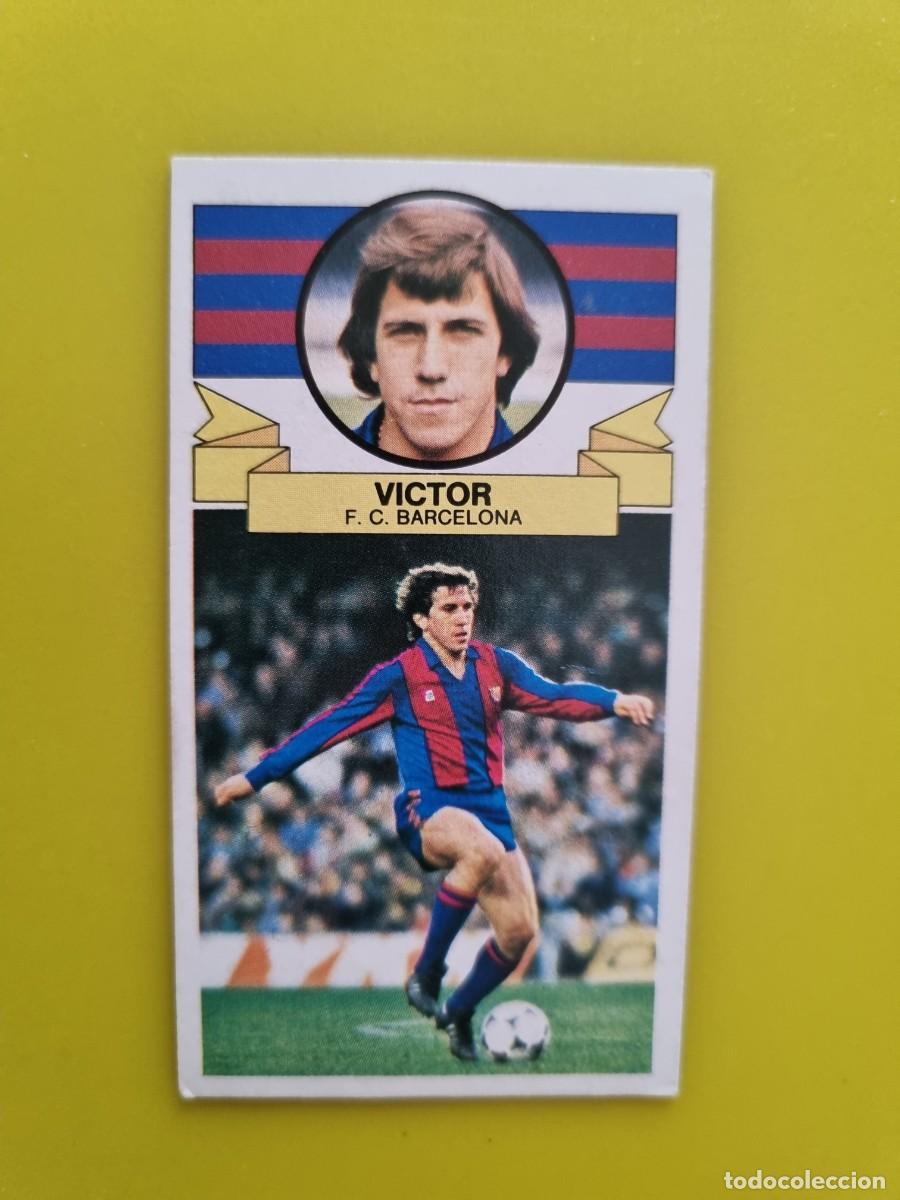 Fu&szlig;ball-Sticker: CROMO LIGA ESTE 85 86 1985 1986 NUNCA PEGADO SIN PEGAR VICTOR FC BARCELONA AR1026