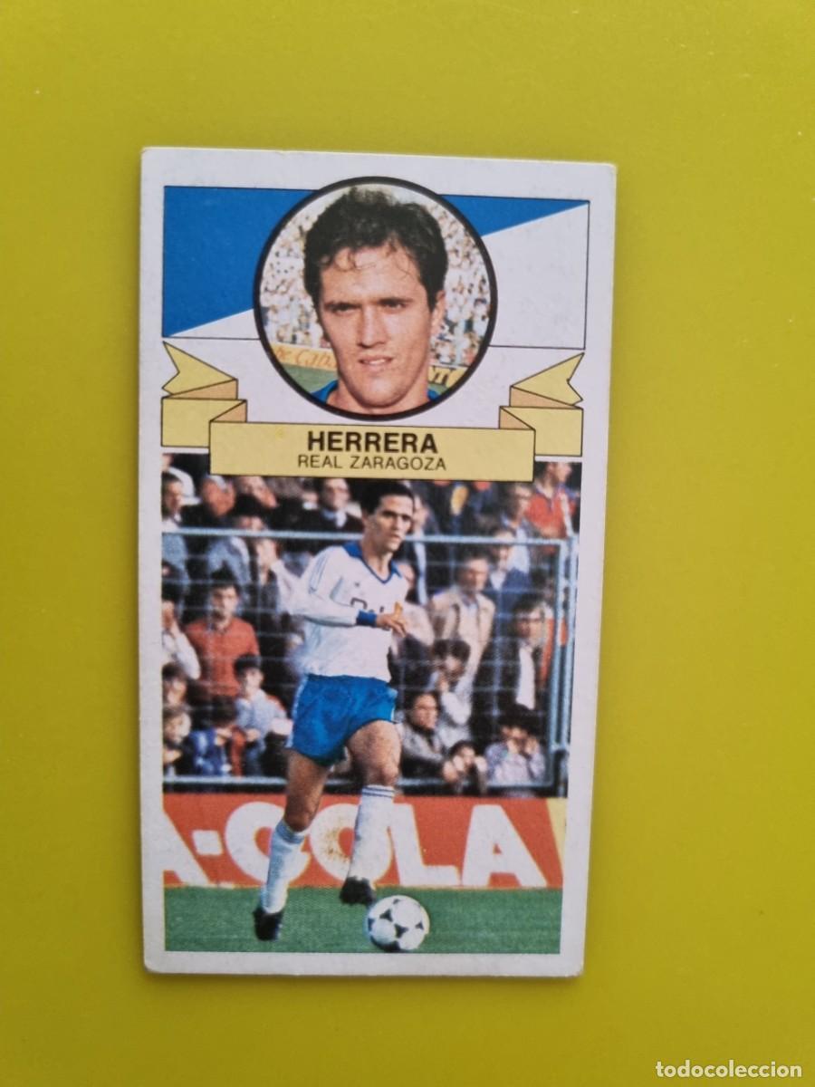 Fu&szlig;ball-Sticker: CROMO LIGA ESTE 85 86 1985 1986 NUNCA PEGADO SIN PEGAR HERRERA REAL ZARAGOZA AR1026