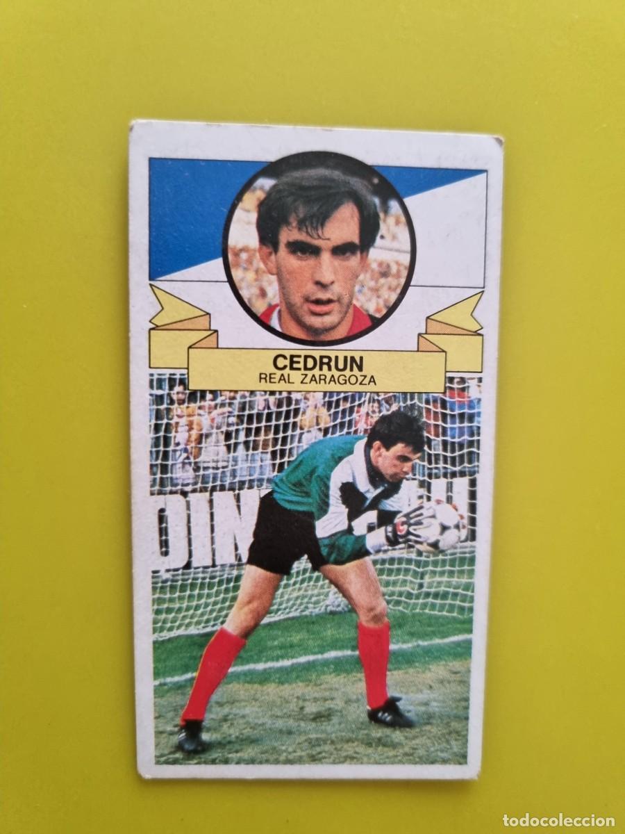Fu&szlig;ball-Sticker: CROMO LIGA ESTE 85 86 1985 1986 NUNCA PEGADO SIN PEGAR CEDRUN REAL ZARAGOZA AR1026