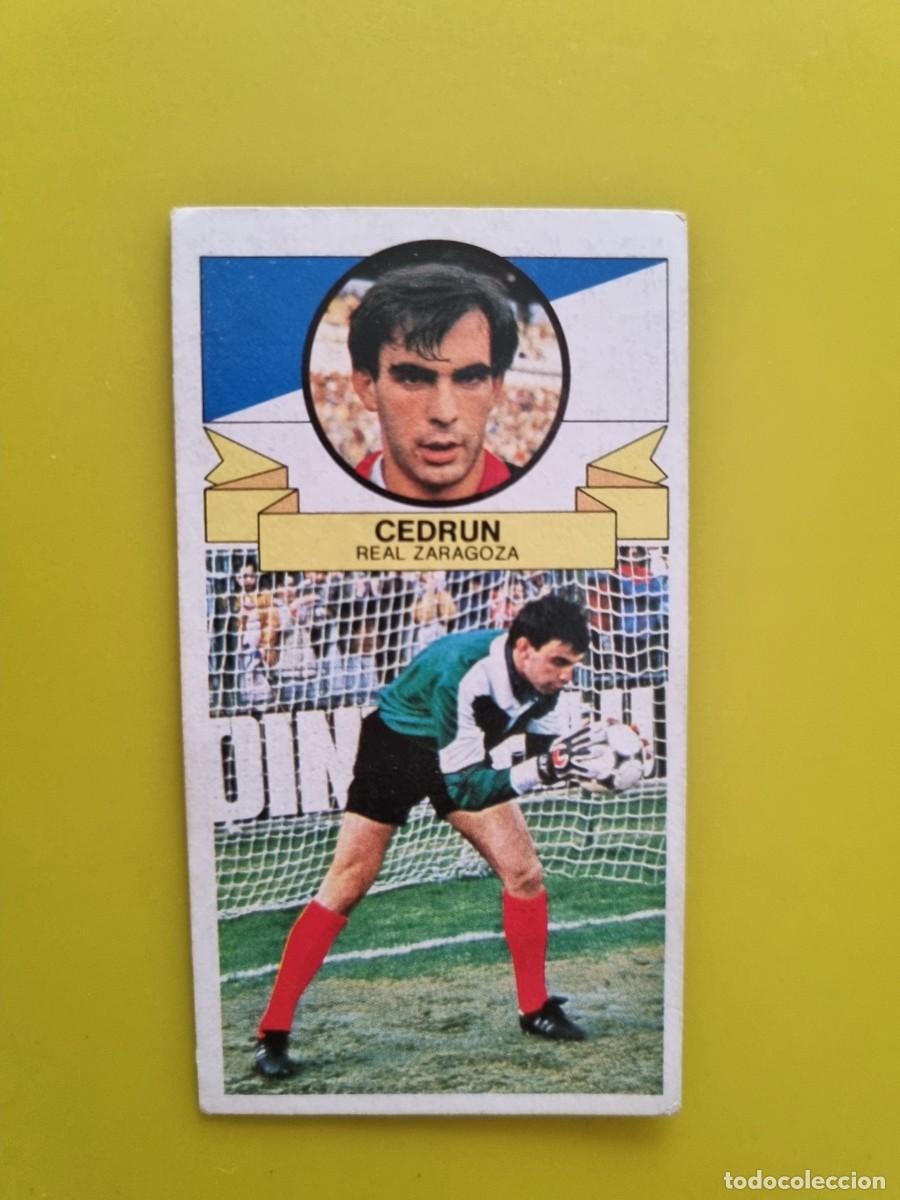 Fu&szlig;ball-Sticker: CROMO LIGA ESTE 85 86 1985 1986 NUNCA PEGADO SIN PEGAR CEDRUN REAL ZARAGOZA LEER AR1026