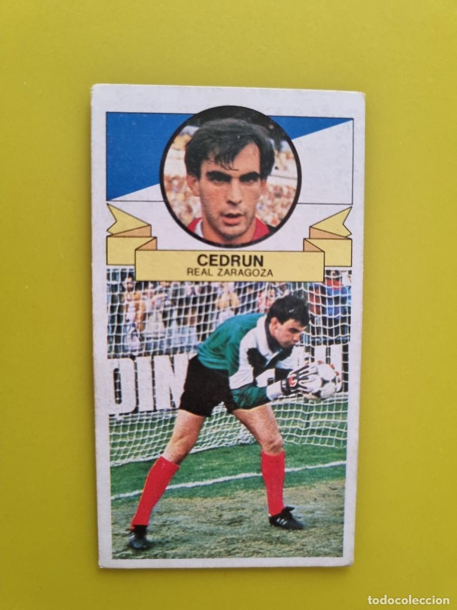 Cromos de f&uacute;tbol: CROMO LIGA ESTE 85 86 1985 1986 NUNCA PEGADO SIN PEGAR CEDRUN REAL ZARAGOZA AR1026