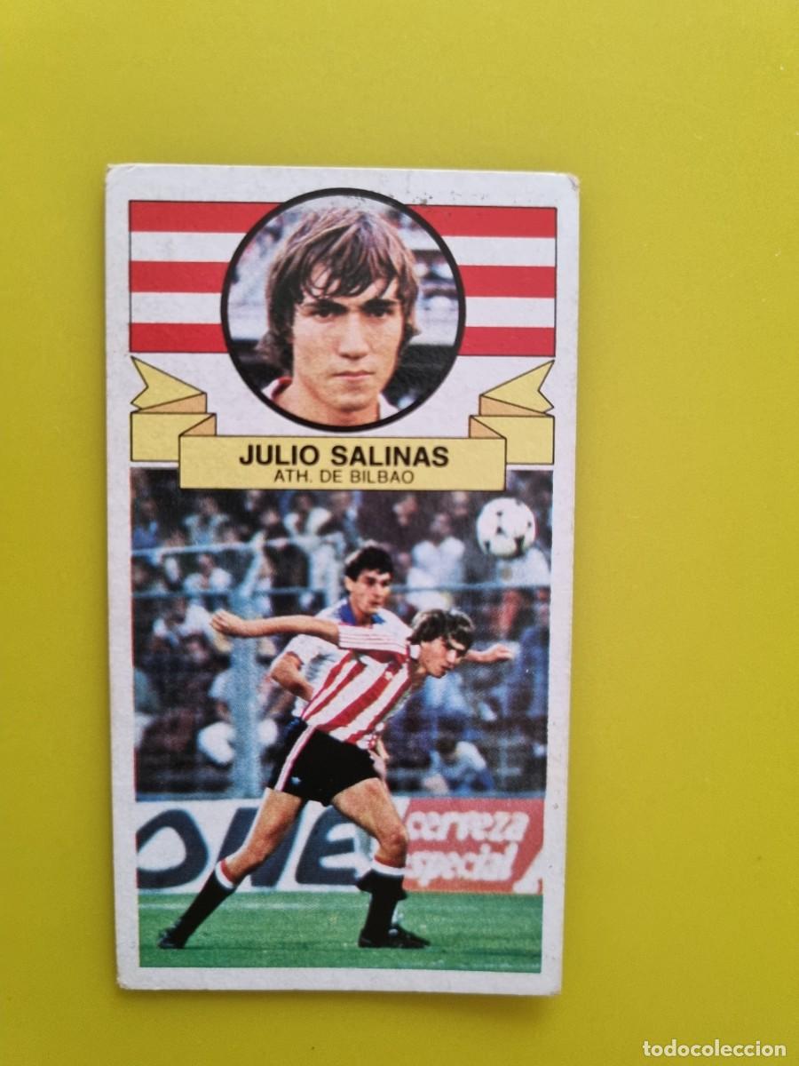 Cromos de f&uacute;tbol: CROMO LIGA ESTE 85 86 1985 1986 NUNCA PEGADO SIN PEGAR JULIO SALINAS ATH BILBAO LEER AR1026