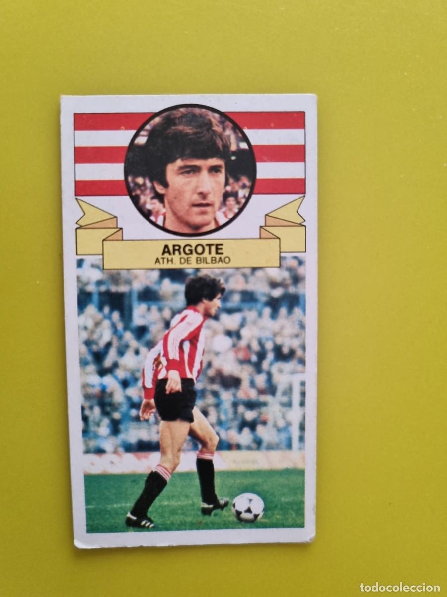 Cromos de f&uacute;tbol: CROMO LIGA ESTE 85 86 1985 1986 NUNCA PEGADO SIN PEGAR ARGOTE ATH BILBAO LEER AR1026