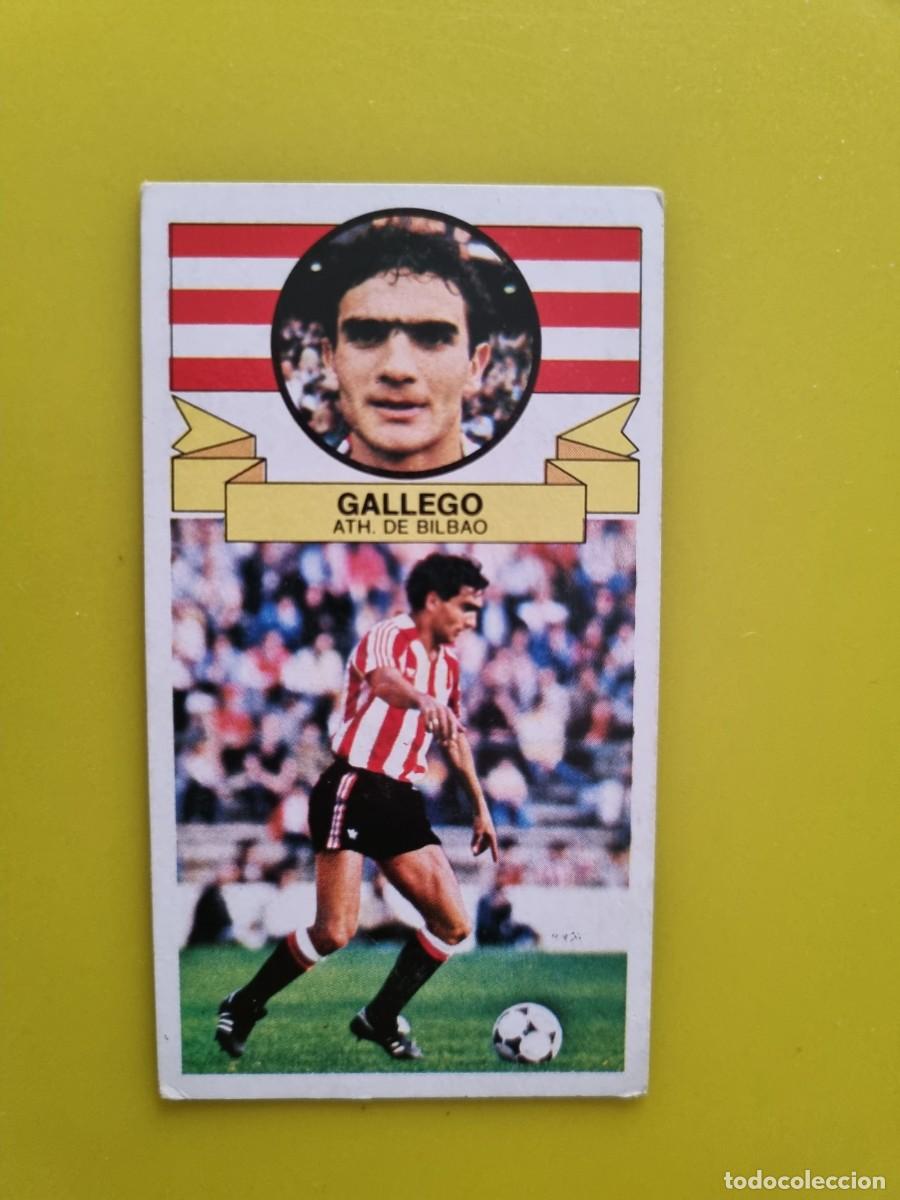 Cromos de f&uacute;tbol: CROMO LIGA ESTE 85 86 1985 1986 NUNCA PEGADO SIN PEGAR GALLEGO ATH BILBAO LEER AR1026