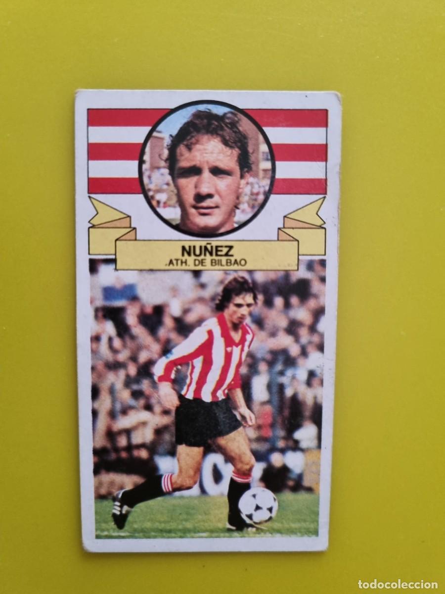 Cromos de f&uacute;tbol: CROMO LIGA ESTE 85 86 1985 1986 NUNCA PEGADO SIN PEGAR NU&Ntilde;EZ ATH BILBAO LEER AR1026
