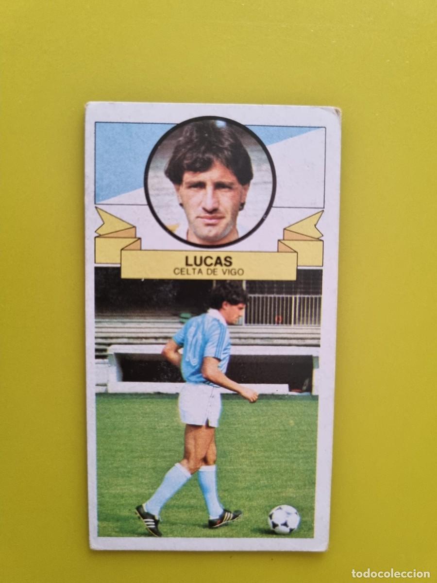 Cromos de f&uacute;tbol: CROMO LIGA ESTE 85 86 1985 1986 NUNCA PEGADO SIN PEGAR LUCAS CELTA DE VIGO LEER AR1026