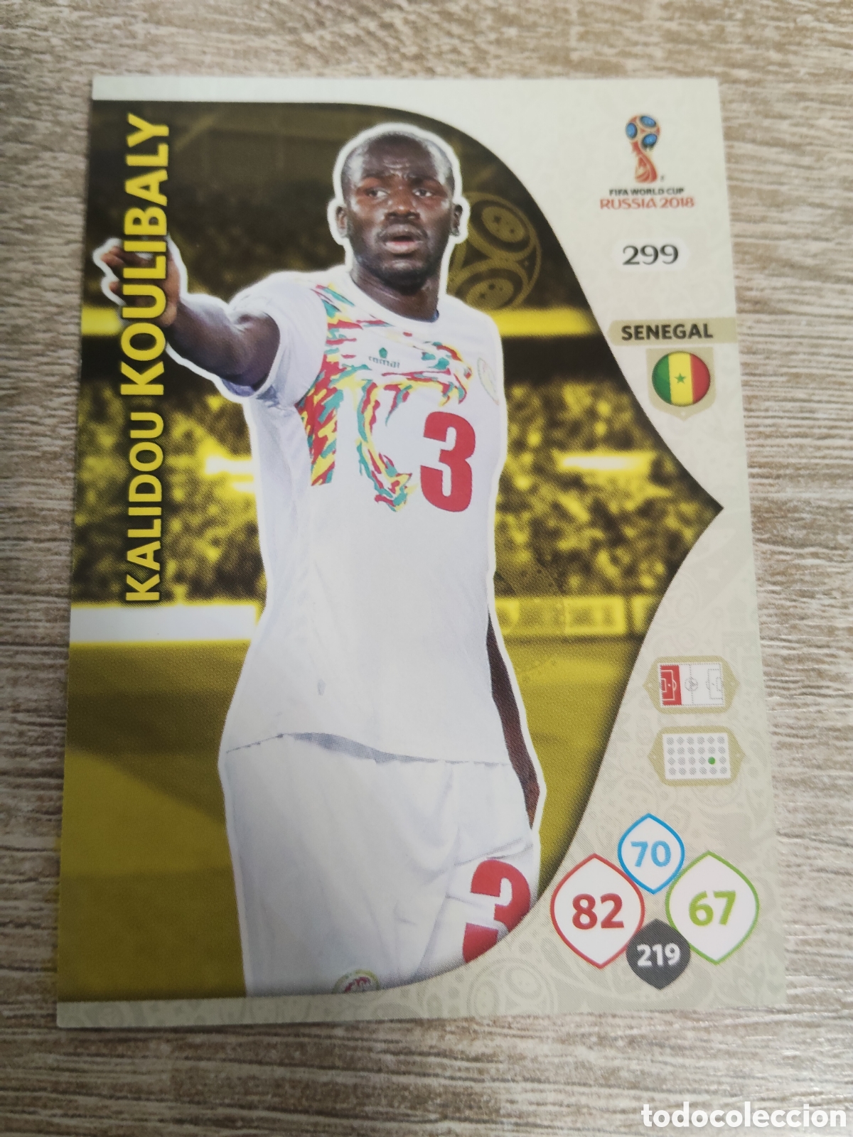 Cromos de f&uacute;tbol: Panini Adrenalyn mundial Rusia 2018 299 Kalidou Koulibaly Senegal
