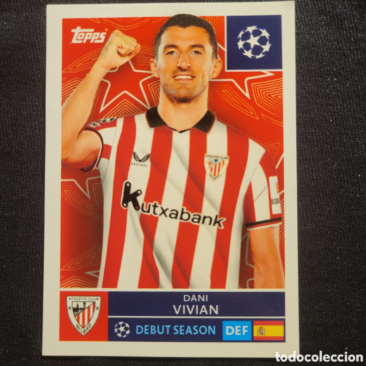 Cromos de f&uacute;tbol: 101 Dani Vivian [Debut Season, Sticker] / Topps UCL Stickers 2025