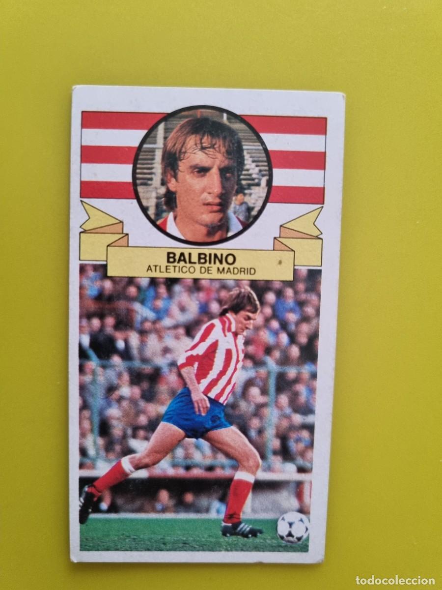 Cromos de f&uacute;tbol: CROMO LIGA ESTE 85 86 1985 1986 NUNCA PEGADO SIN PEGAR BALBINO AT DE MADRID AR1026
