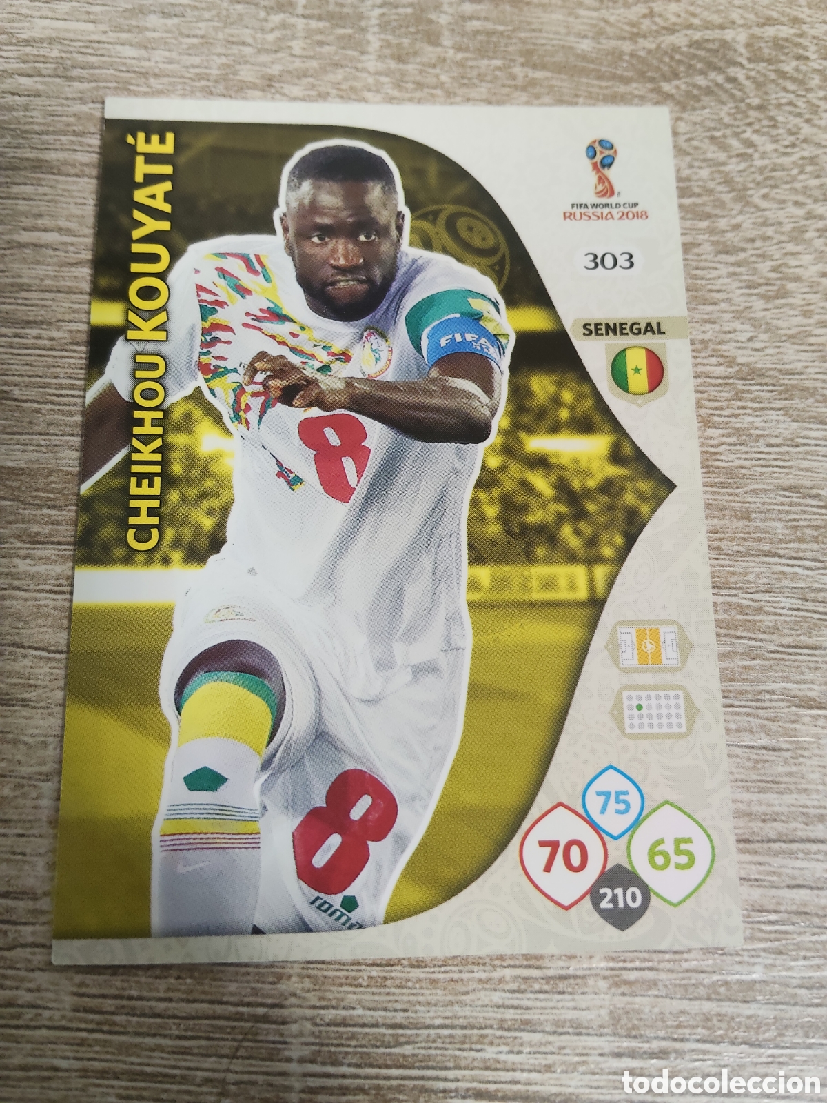 Cromos de f&uacute;tbol: Panini Adrenalyn mundial Rusia 2018 303 Cheikhou Kouyate Senegal