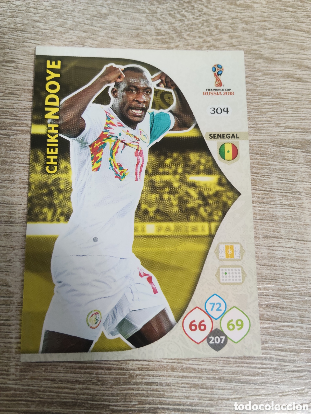 Cromos de f&uacute;tbol: Panini Adrenalyn mundial Rusia 2018 304 Cheikh Ndoye Senegal