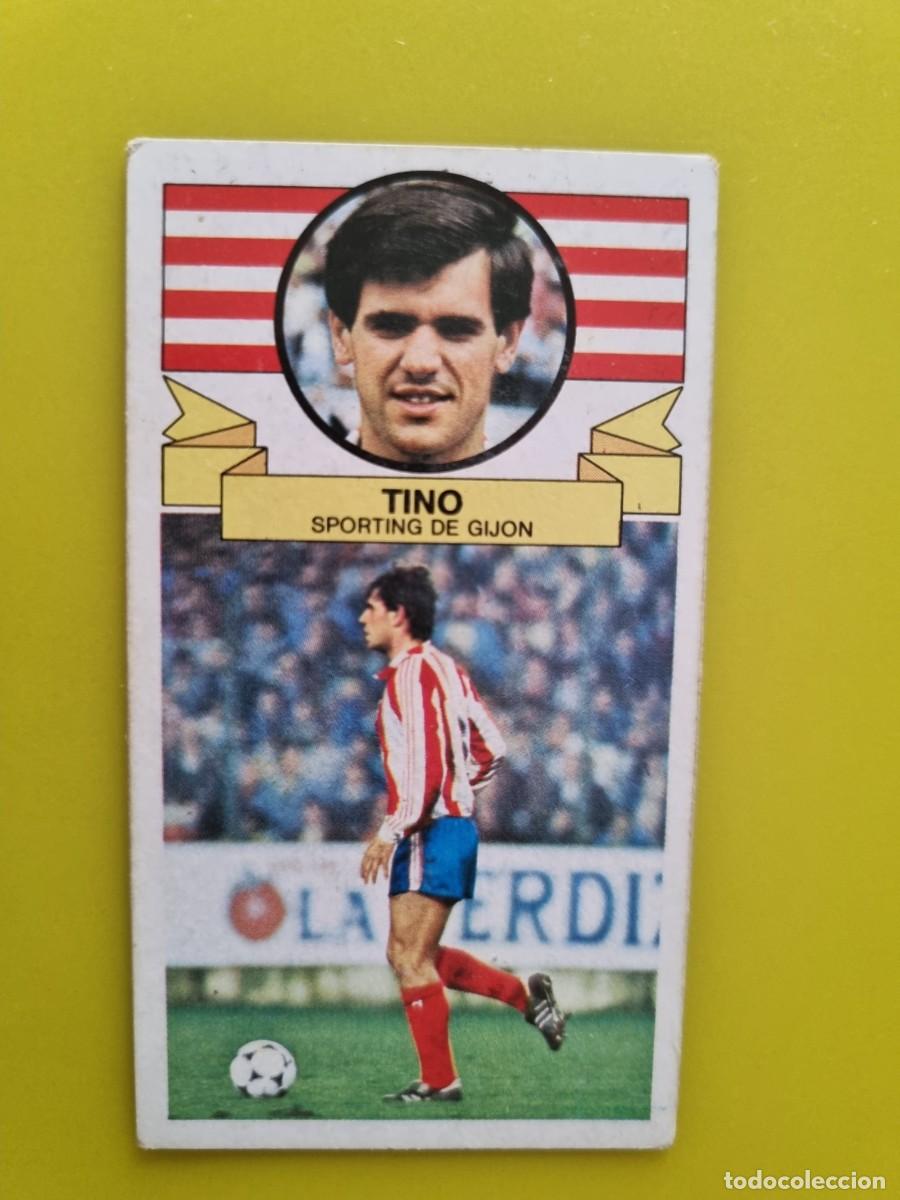 Cromos de f&uacute;tbol: CROMO LIGA ESTE 85 86 1985 1986 NUNCA PEGADO SIN PEGAR TINO LEER SPORTING DE GIJON AR1026
