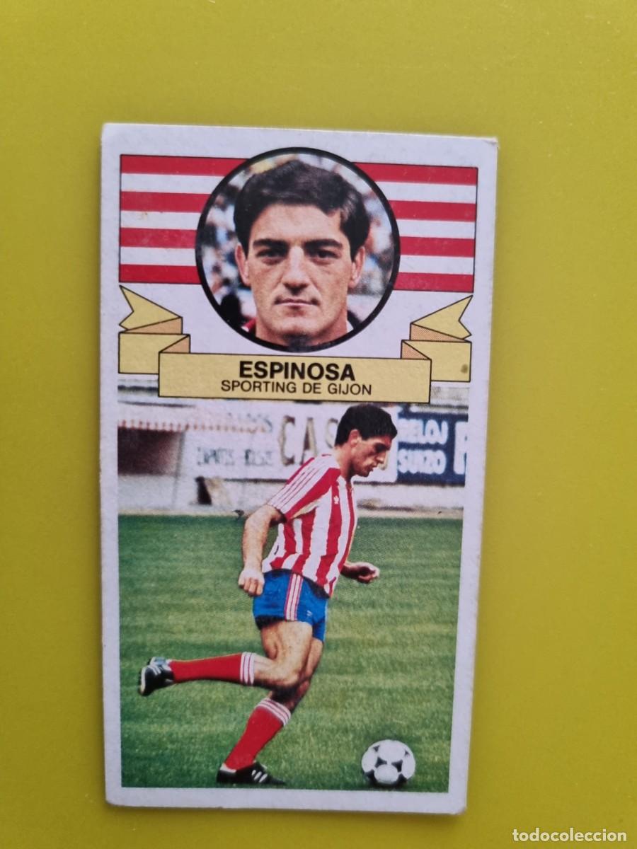 Cromos de f&uacute;tbol: CROMO LIGA ESTE 85 86 1985 1986 NUNCA PEGADO SIN PEGAR ESPINOSA LEER SPORTING DE GIJON AR1026