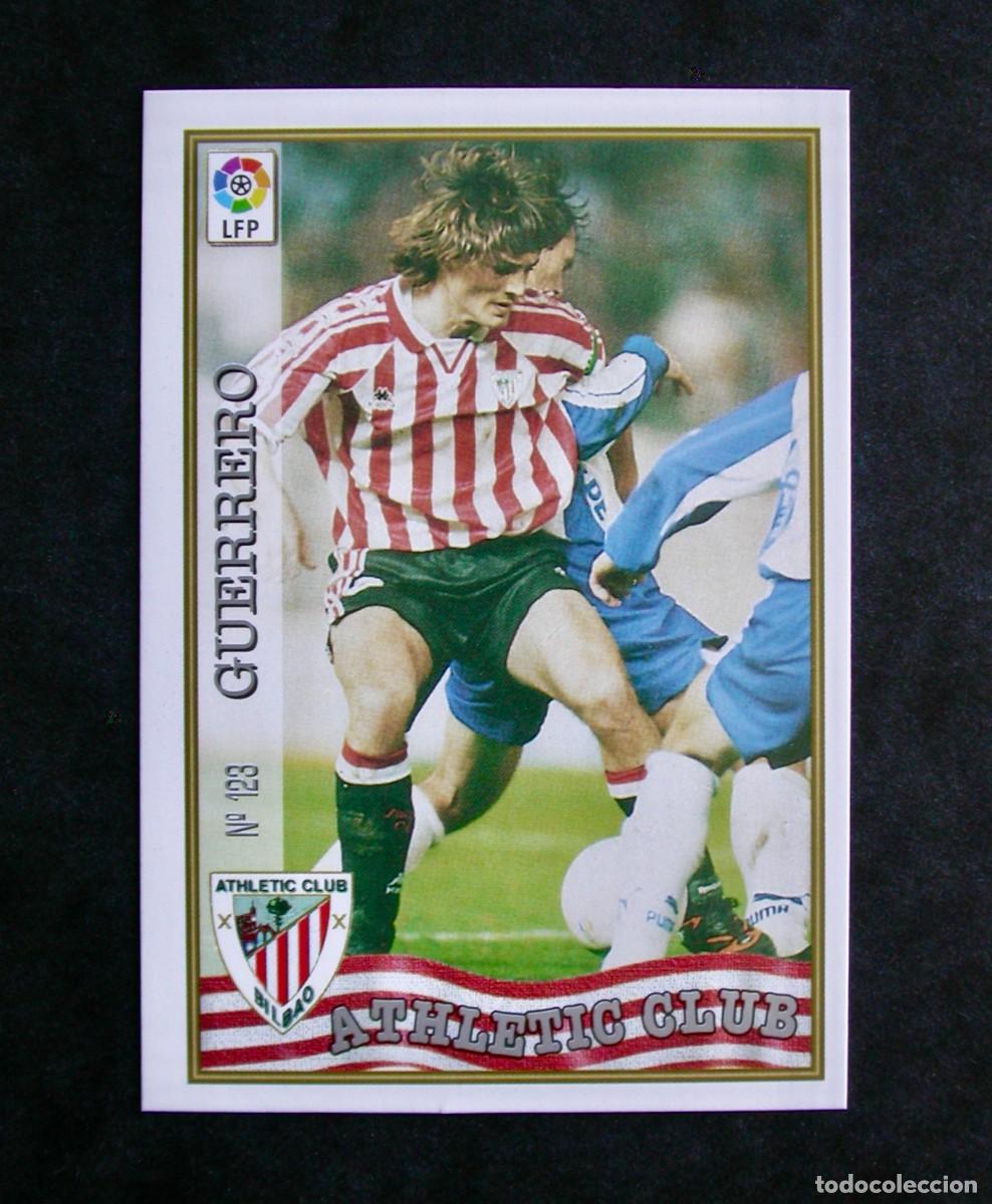 Figurine di Calcio: N&ordm; 123 GUERRERO DEL ATHLETIC DE LAS FICHAS DE LA LIGA 97-98 DE MUNDICROMO