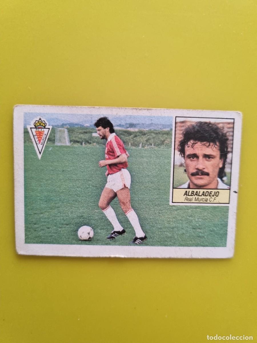 Football Stickers: CROMO LIGA ESTE 84 85 1984 1985 NUNCA PEGADO SIN PEGAR ALBALADEJO REAL MURCIA AR1026
