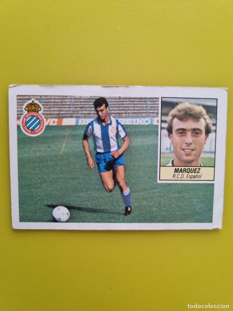 Football Stickers: CROMO LIGA ESTE 84 85 1984 1985 NUNCA PEGADO SIN PEGAR MARQUEZ RCD ESPA&Ntilde;OL AR1026