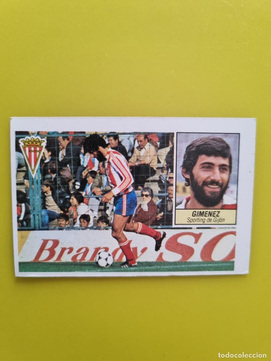 Cromos de f&uacute;tbol: CROMO LIGA ESTE 84 85 1984 1985 NUNCA PEGADO SIN PEGAR GIMENEZ SPORTING DE GIJON AR1026