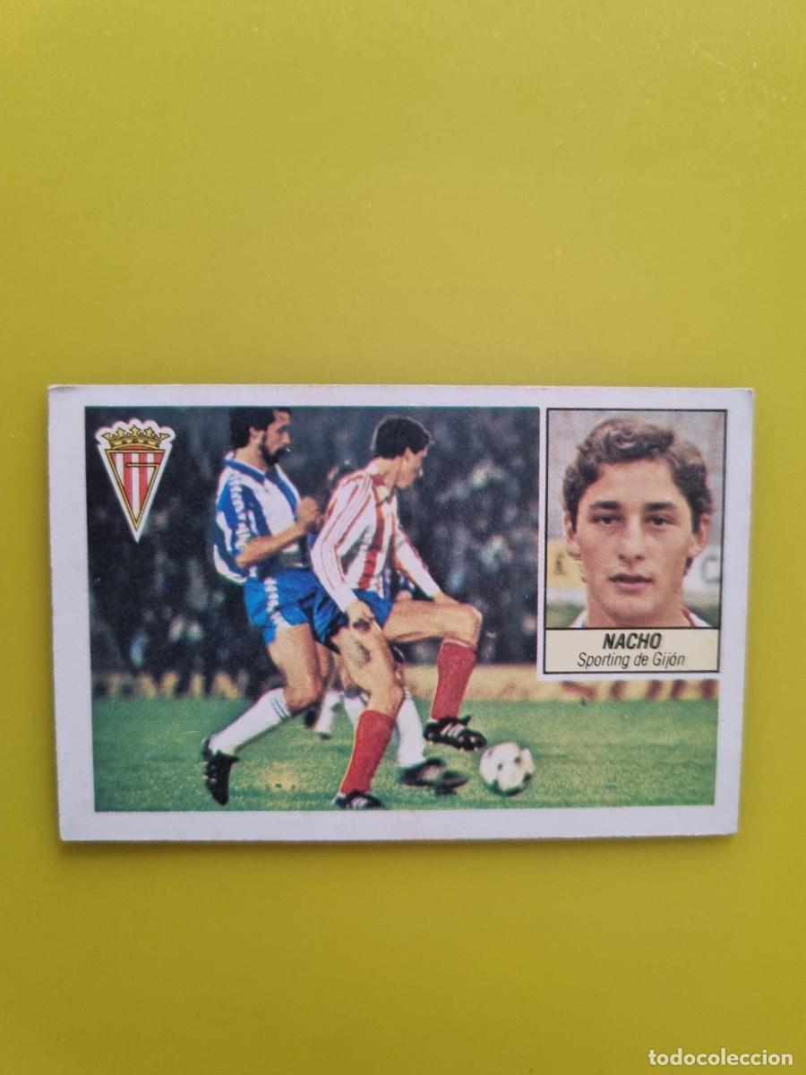 Cromos de f&uacute;tbol: CROMO LIGA ESTE 84 85 1984 1985 NUNCA PEGADO SIN PEGAR NACHO SPORTING DE GIJON AR1026