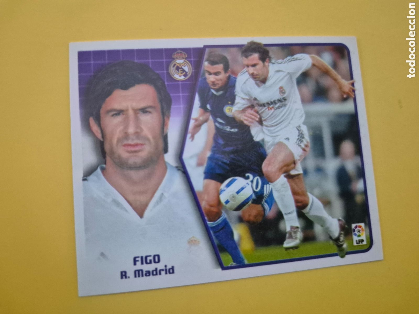 Cromos de f&uacute;tbol: FIGO REAL MADRID LIGA 2005 2006 ESTE