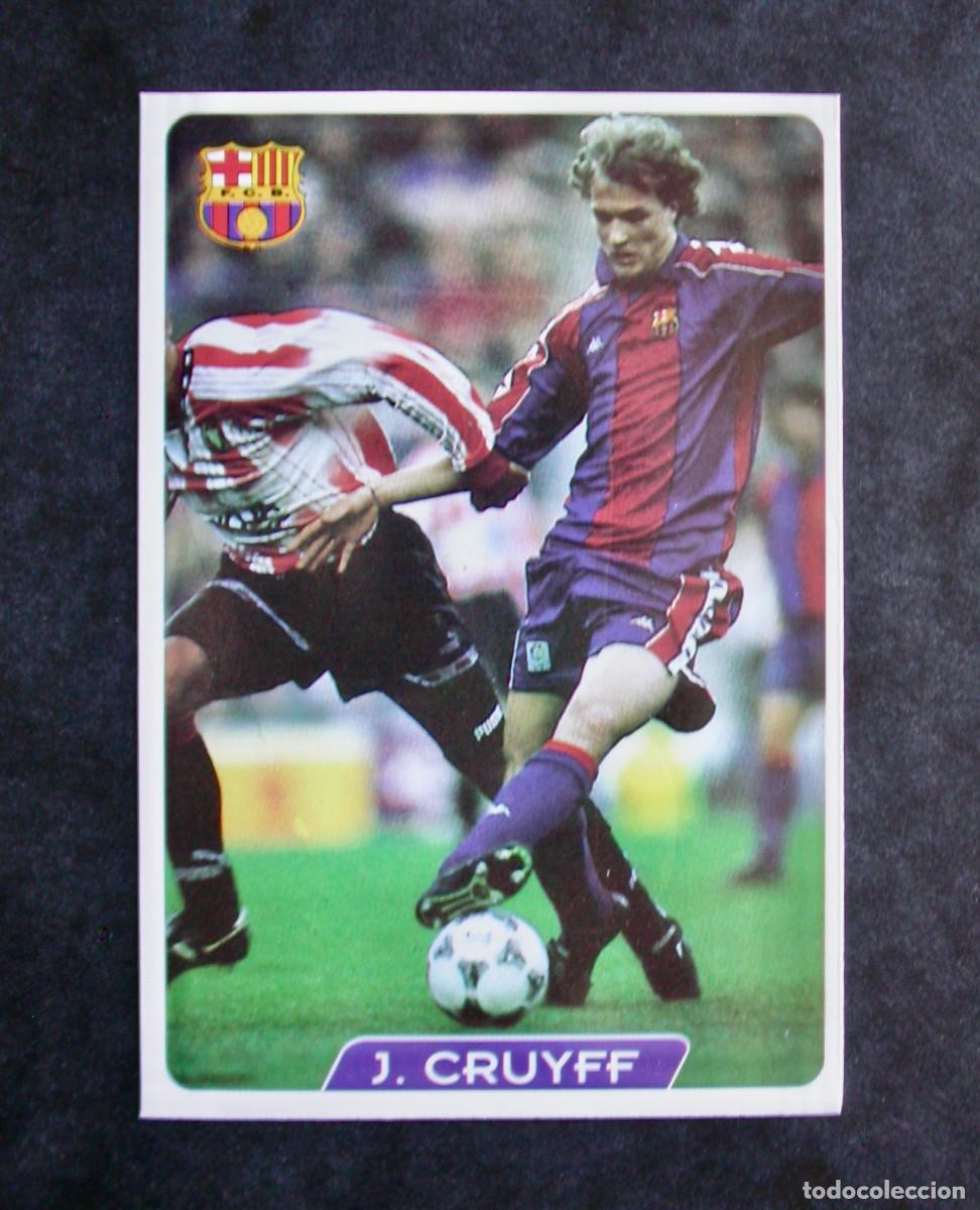 Cromos de f&uacute;tbol: N&ordm; 71 JORDI CRUYFF DEL F.C. BARCELONA DE LAS FICHAS DE LA LIGA DE MUNDICROMO 95-96