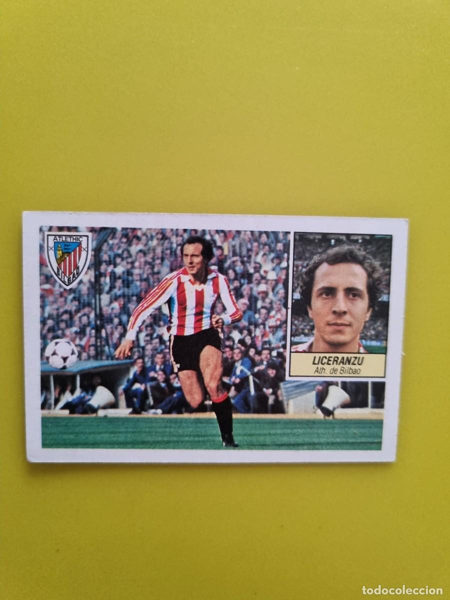 Cromos de f&uacute;tbol: CROMO LIGA ESTE 84 85 1984 1985 NUNCA PEGADO SIN PEGAR LICERANZU AT DE MADRID AR1026