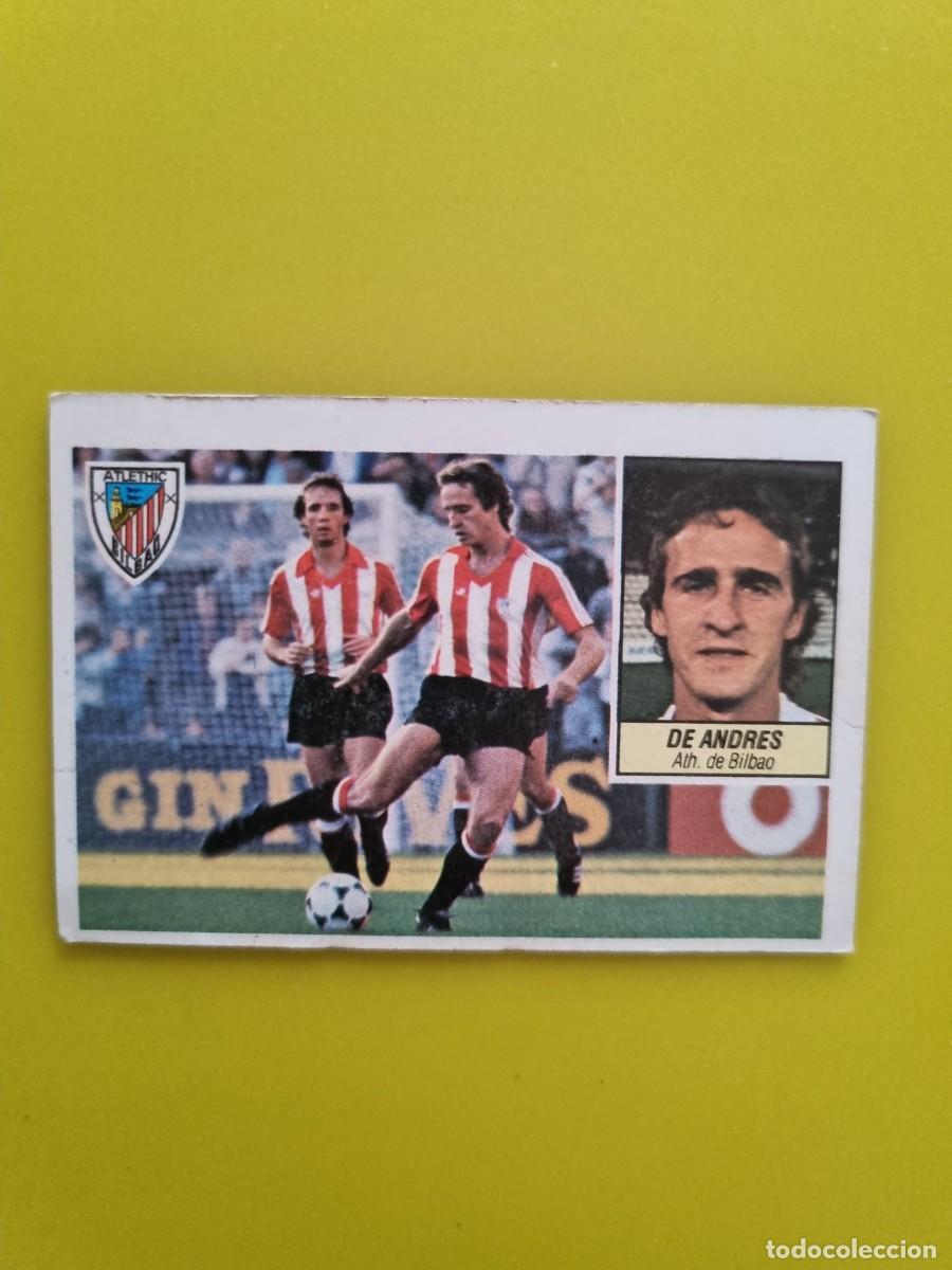 Cromos de f&uacute;tbol: CROMO LIGA ESTE 84 85 1984 1985 NUNCA PEGADO SIN PEGAR DE ANDRES ATH DE BILBAO AR1026