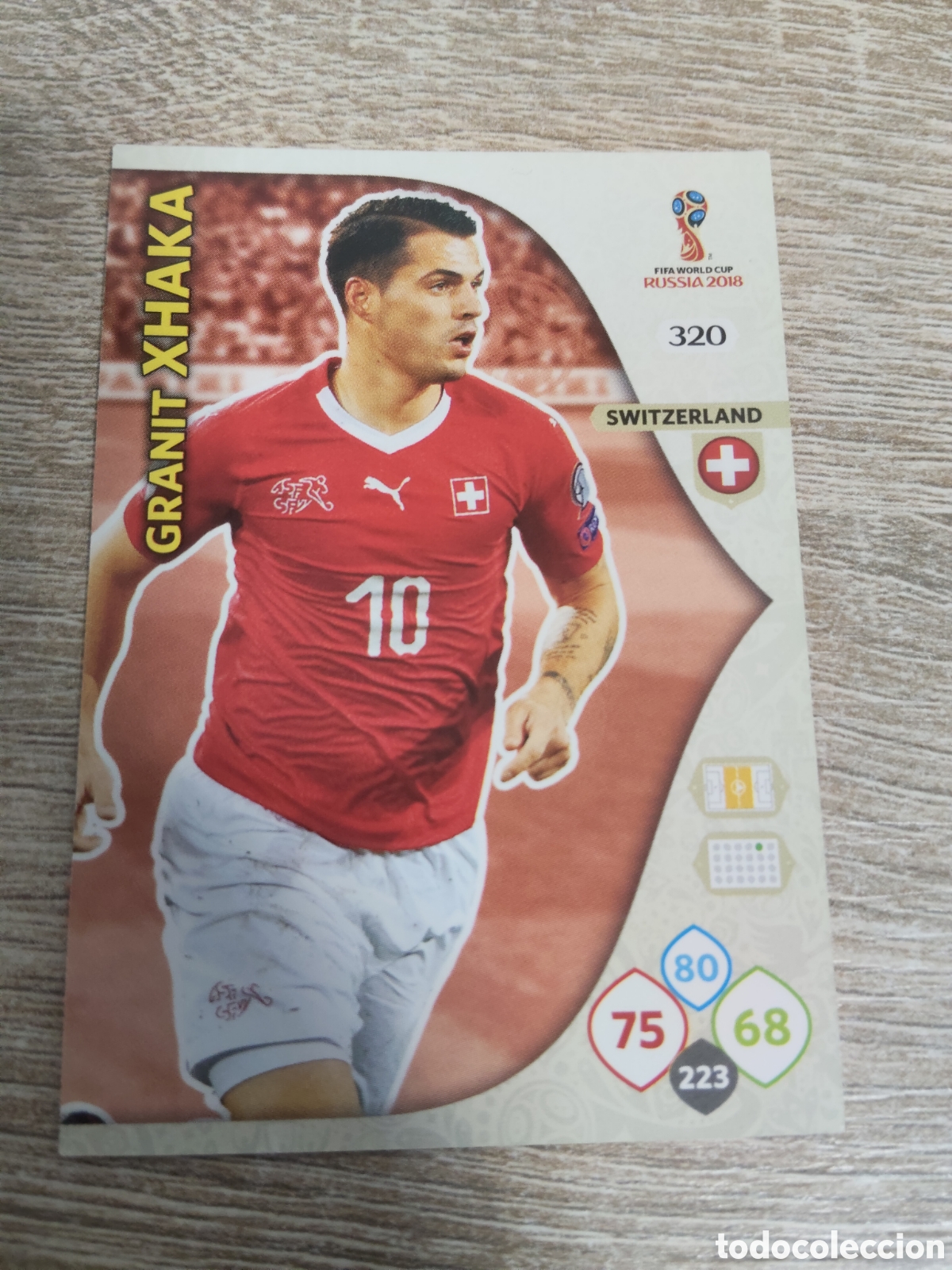 Cromos de f&uacute;tbol: Panini Adrenalyn mundial Rusia 2018 320 Granit Xhaka Suiza