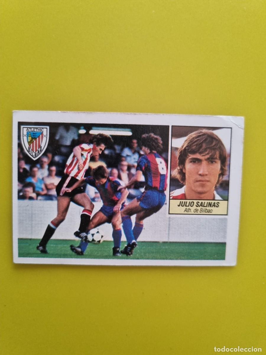 Cromos de f&uacute;tbol: CROMO LIGA ESTE 84 85 1984 1985 NUNCA PEGADO SIN PEGAR JULIO SALINAS ATH DE BILBAO AR1026
