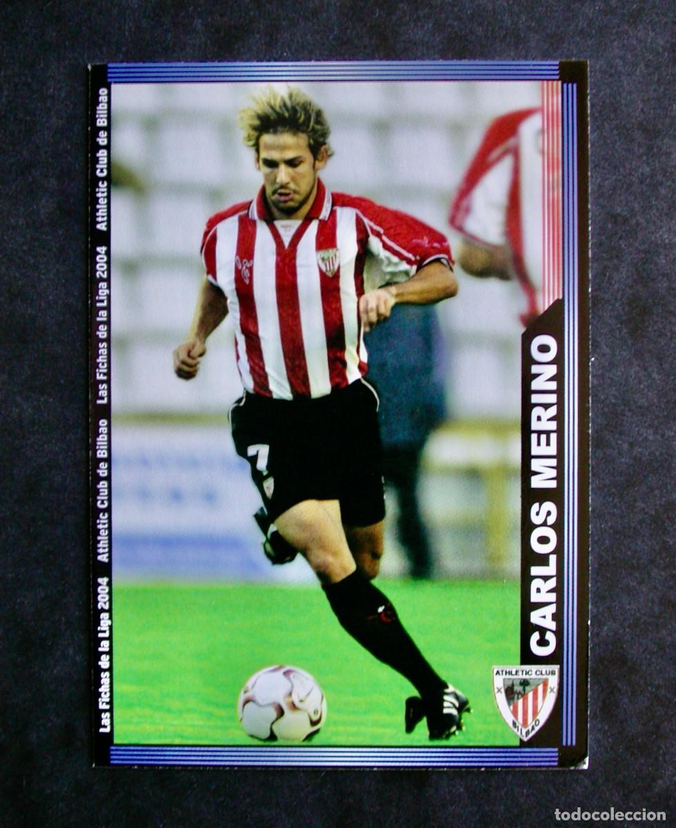 Cromos de f&uacute;tbol: N&ordm; 732 CARLOS MERINO DE LAS FICHAS DE LA LIGA 2003 2004 03 04 DE MUNDICROMO