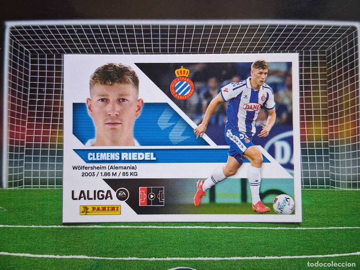 Cromos de f&uacute;tbol: 7 RIEDEL ESPANYOL ESPA&Ntilde;OL CROMOS EDICIONES ESTE LIGA FUTBOL PANINI 2026 2027 26 27