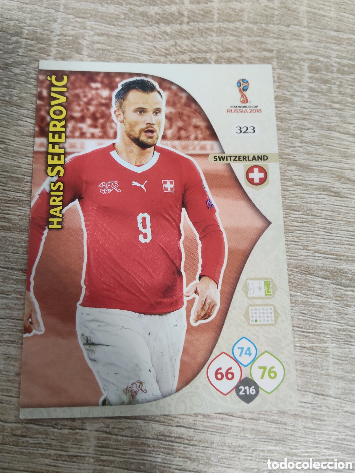 Cromos de f&uacute;tbol: Panini Adrenalyn mundial Rusia 2018 323 Haris Seferovic Suiza