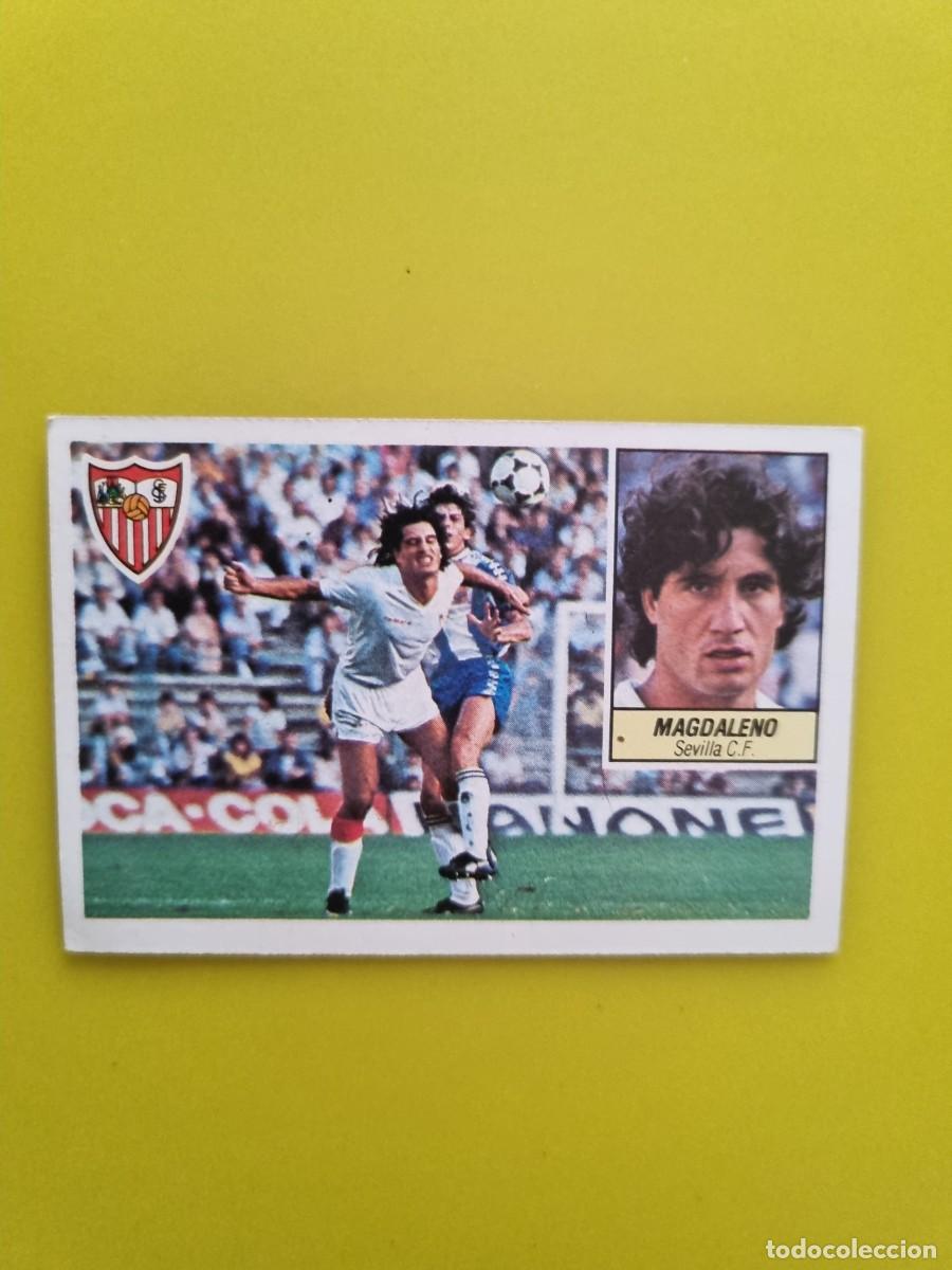 Cromos de f&uacute;tbol: CROMO LIGA ESTE 84 85 1984 1985 NUNCA PEGADO SIN PEGAR MAGDALENO SEVILLA CF AR1026