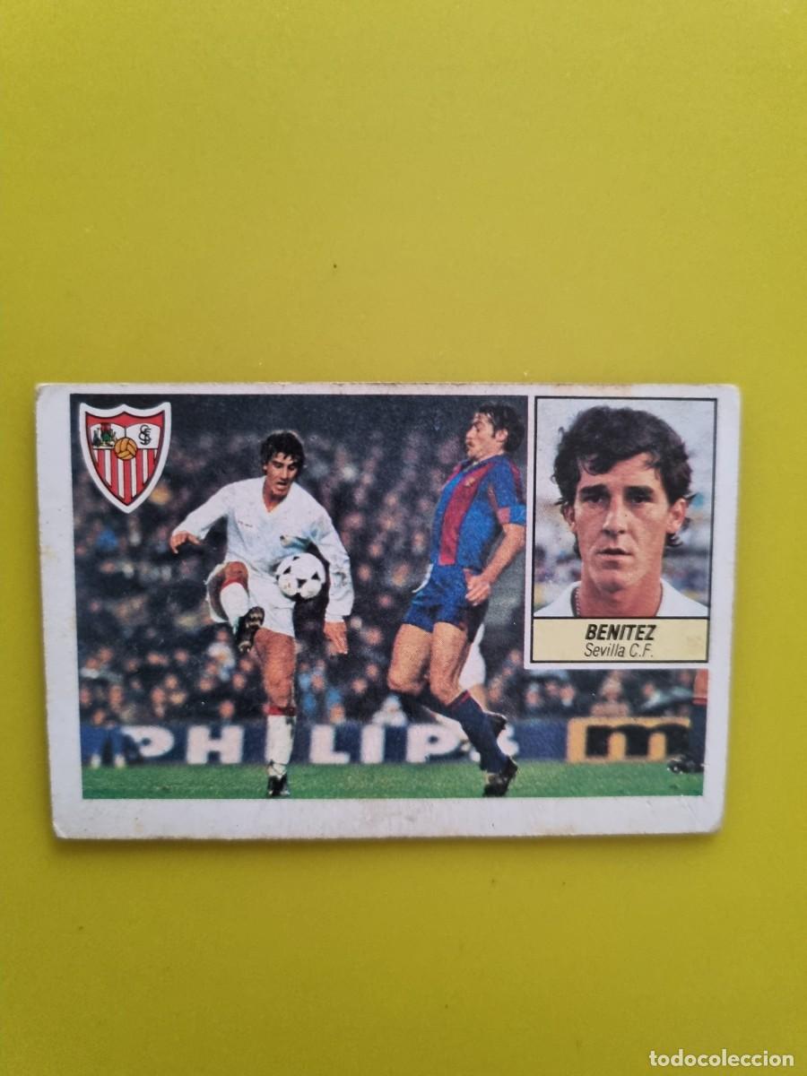 Fu&szlig;ball-Sticker: CROMO LIGA ESTE 84 85 1984 1985 NUNCA PEGADO SIN PEGAR BENITEZ SEVILLA CF AR1026