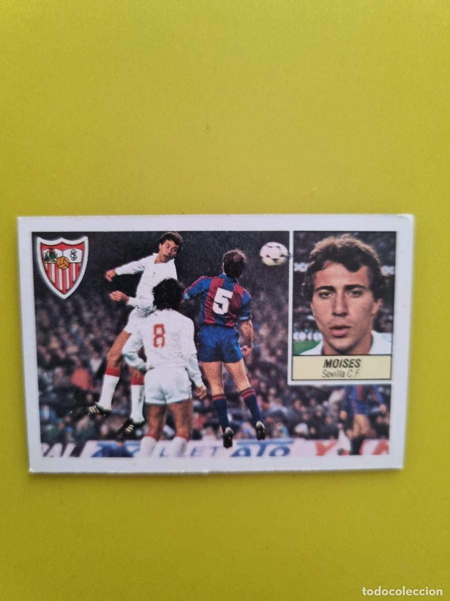 Fu&szlig;ball-Sticker: CROMO LIGA ESTE 84 85 1984 1985 NUNCA PEGADO SIN PEGAR MOISES SEVILLA CF AR1026