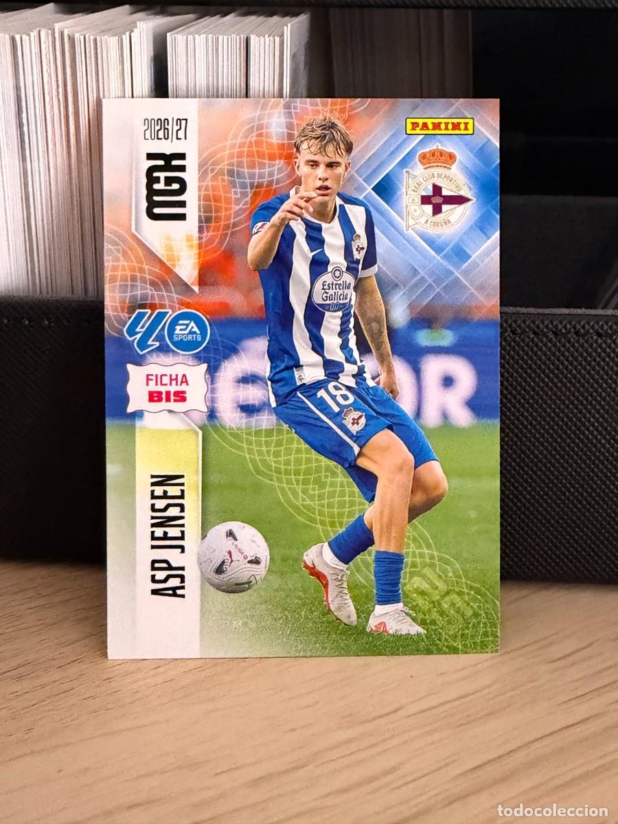Football Stickers: 140 BIS MegaCracks 26 27 - Asp Jensen - Deportivo de La Coru&ntilde;a