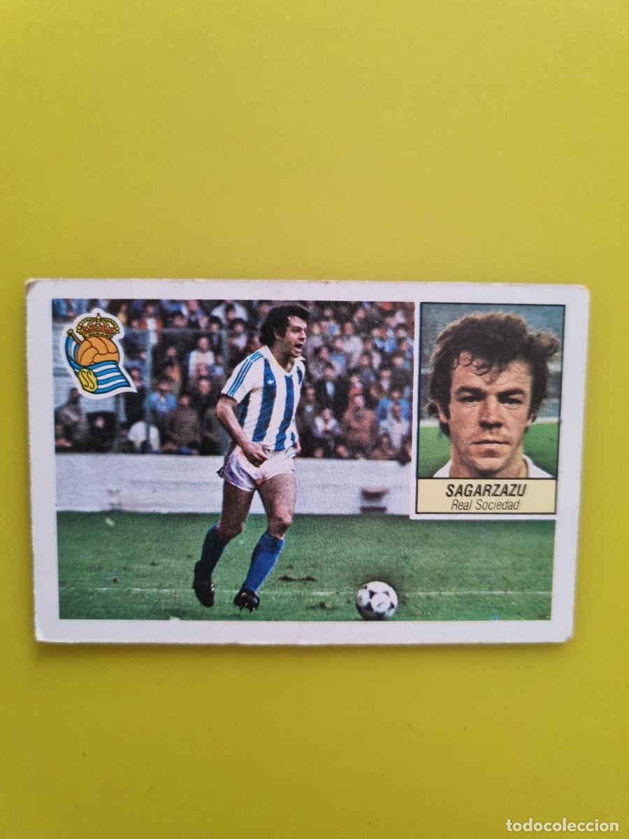 Football Stickers: CROMO LIGA ESTE 84 85 1984 1985 NUNCA PEGADO SIN PEGAR SAGARZAZU REAL SOCIEDAD AR1026