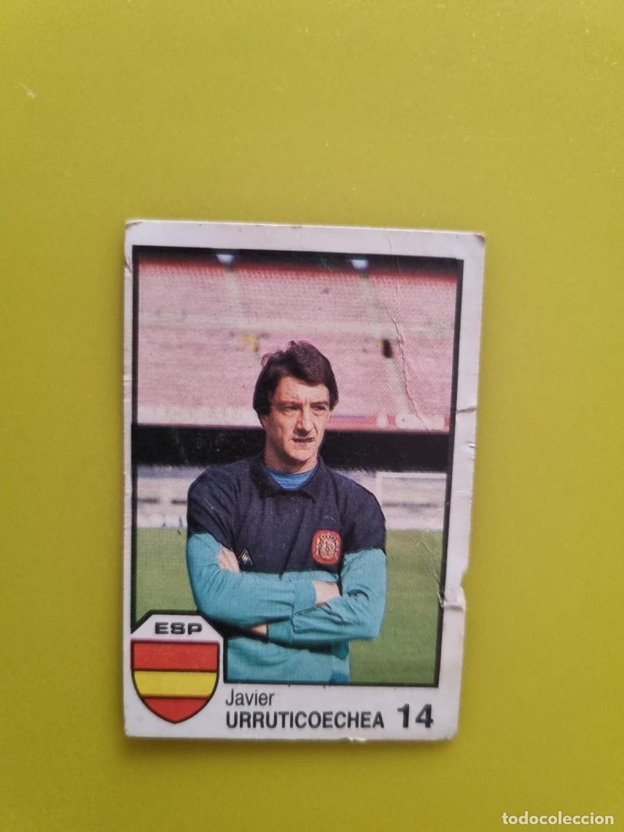 Cromos de f&uacute;tbol: CROMO FUTBOL BARNA MEXICO 86 1986 NUNCA PEGADO SIN PEGAR URRUTICOECHEA 14 ESPA&Ntilde;A AR1026