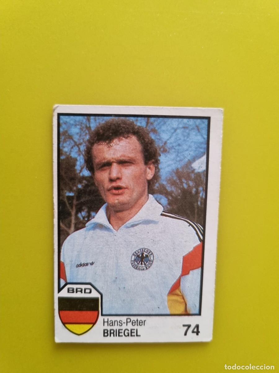 Cromos de f&uacute;tbol: CROMO FUTBOL BARNA MEXICO 86 1986 NUNCA PEGADO SIN PEGAR BRIEGEL 74 ALEMANIA AR1026