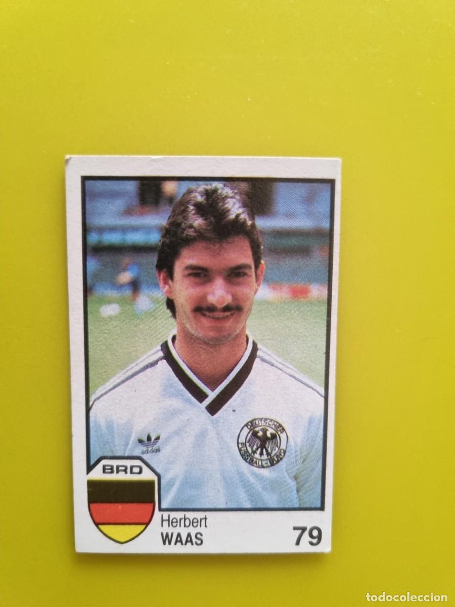 Cromos de f&uacute;tbol: CROMO FUTBOL BARNA MEXICO 86 1986 NUNCA PEGADO SIN PEGAR WAAS 79 ALEMANIA AR1026