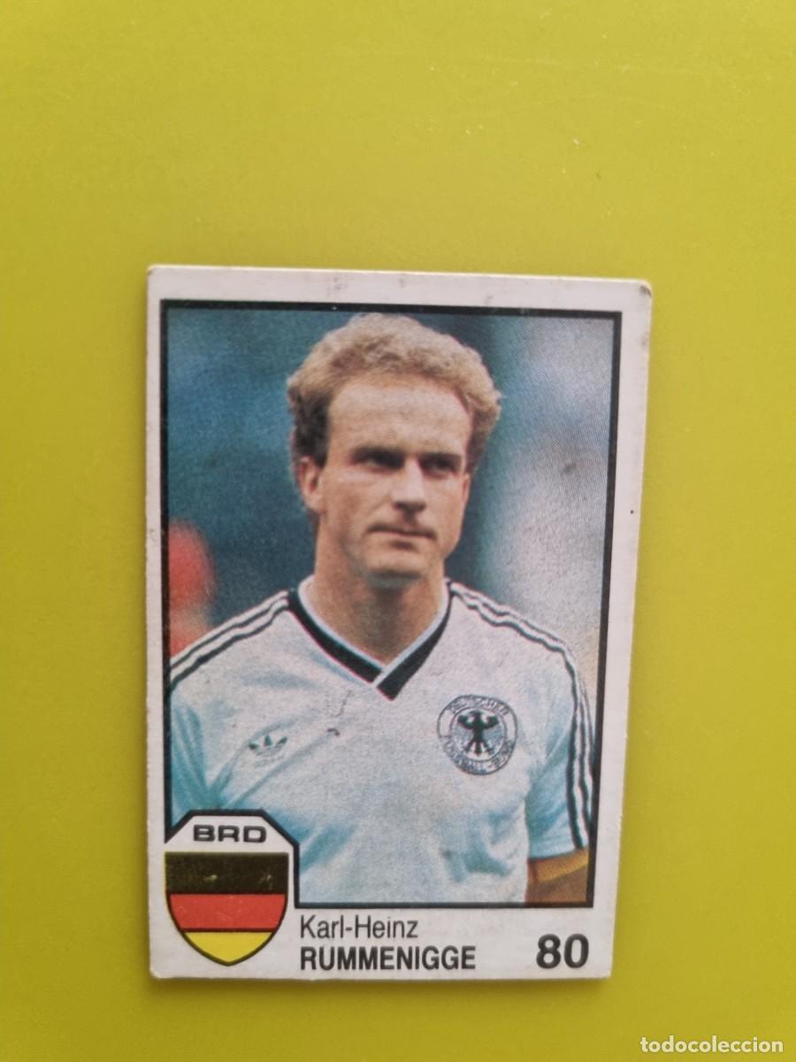 Cromos de f&uacute;tbol: CROMO FUTBOL BARNA MEXICO 86 1986 NUNCA PEGADO SIN PEGAR RUMMENIGGE 80 ALEMANIA AR1026