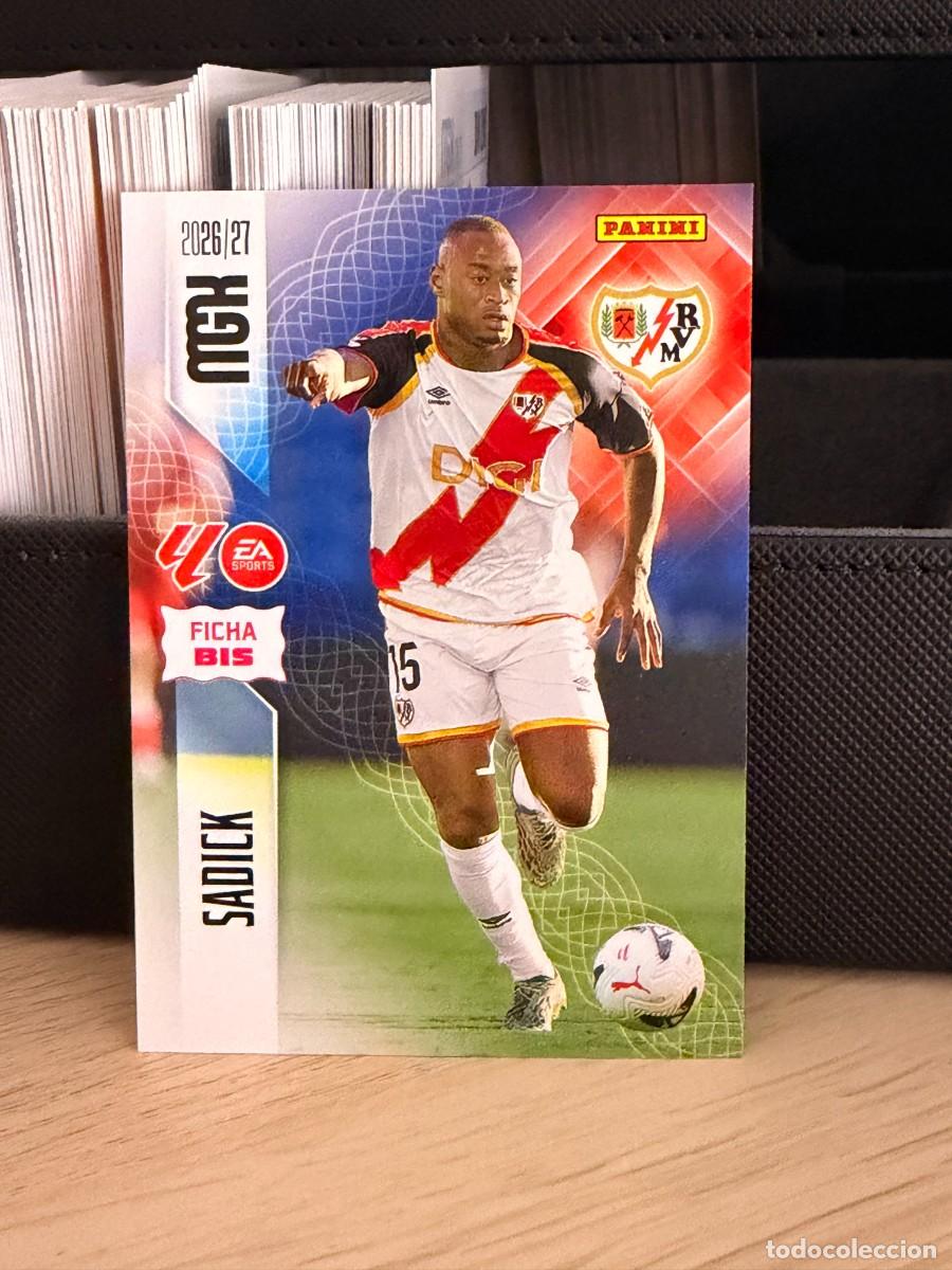 Football Stickers: 295 BIS MegaCracks 26 27 - Sadick - Rayo Vallecano