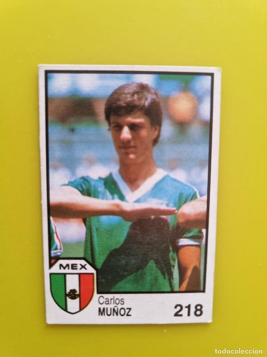 Football Stickers: CROMO FUTBOL BARNA MEXICO 86 1986 NUNCA PEGADO SIN PEGAR MU&Ntilde;OZ 218 MEXICO AR1026