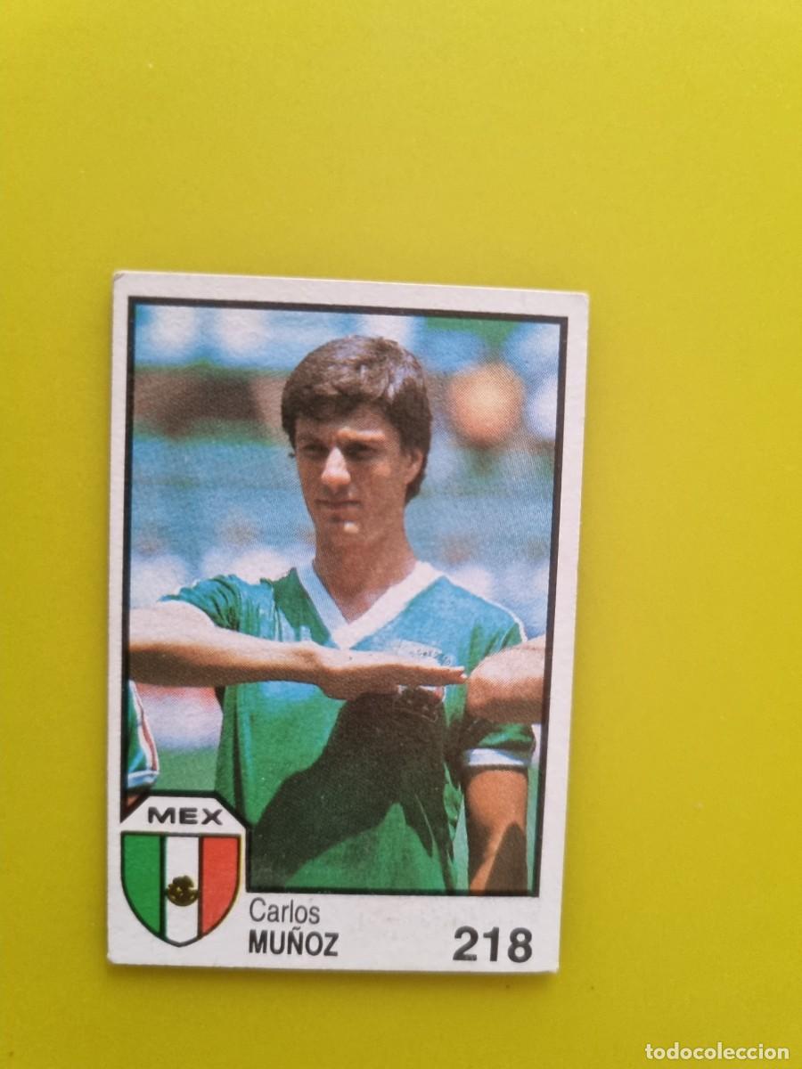 Football Stickers: CROMO FUTBOL BARNA MEXICO 86 1986 NUNCA PEGADO SIN PEGAR MU&Ntilde;OZ 218 MEXICO AR1026