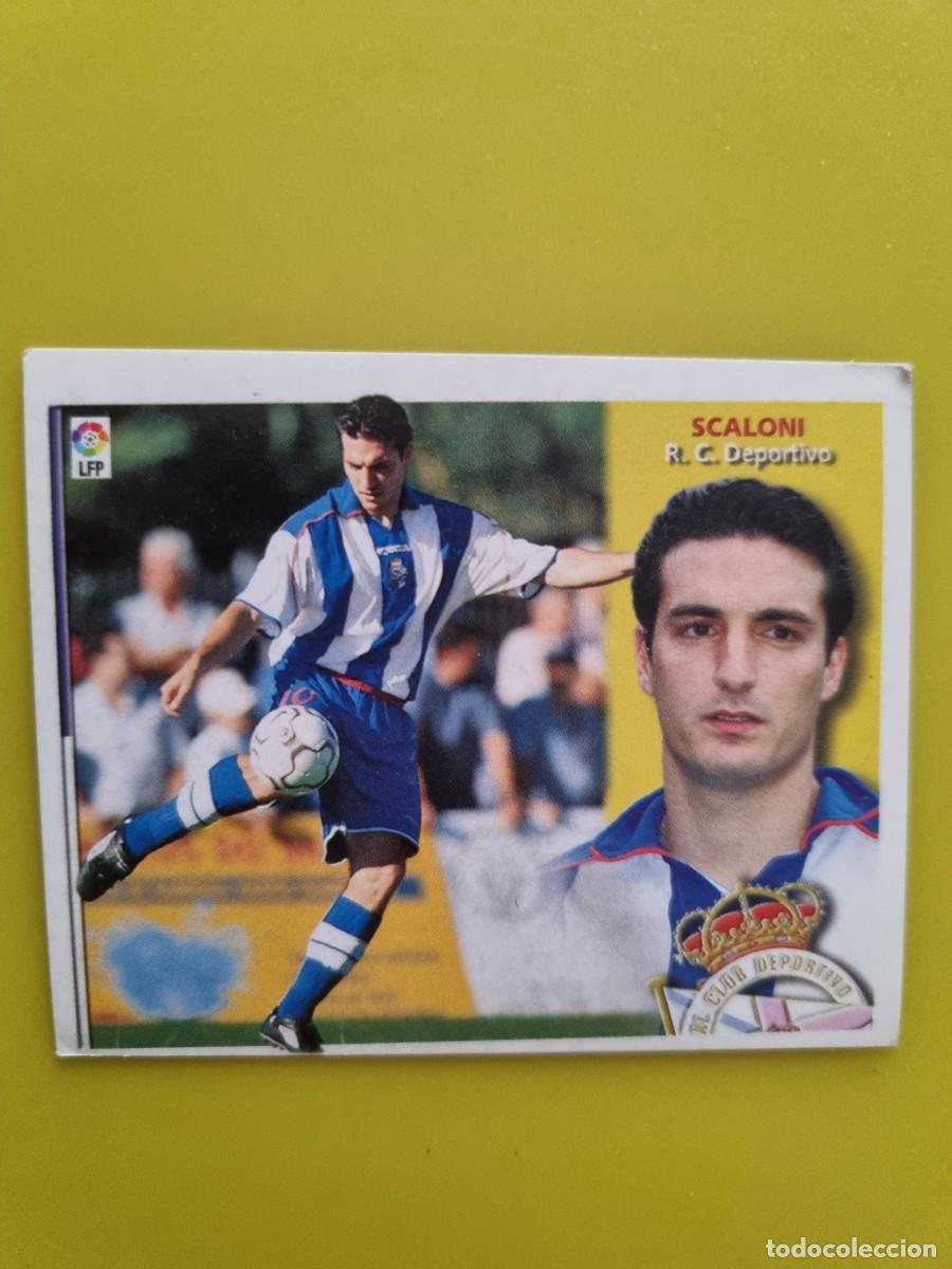 Cromos de f&uacute;tbol: CROMO LIGA ESTE 02 03 2002 2003 NUNCA PEGADO SIN PEGAR SCALONI RD A CORU&Ntilde;A AR1026