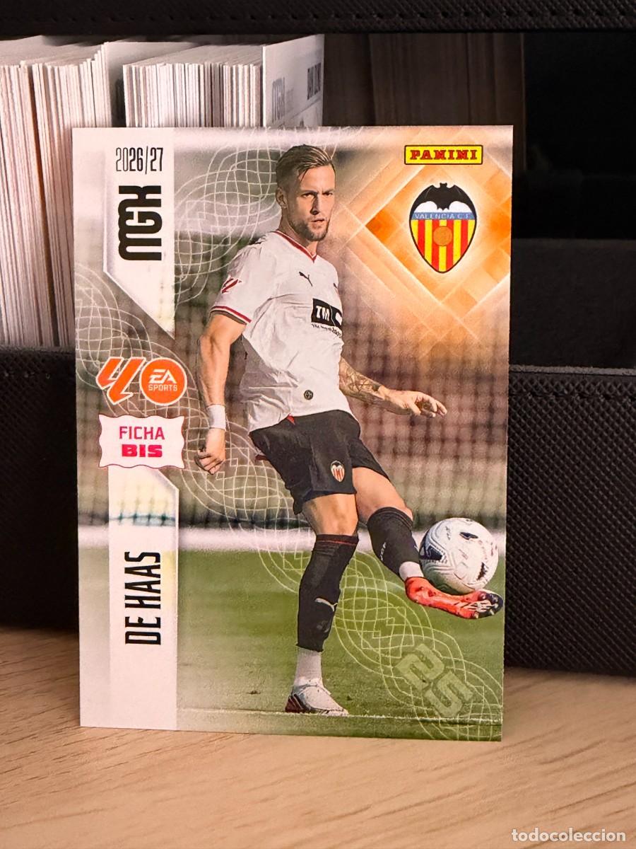 Cromos de f&uacute;tbol: 350 BIS MegaCracks 26 27 - De Haas - Valencia