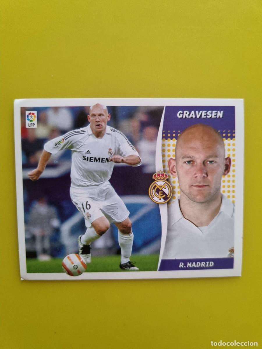 Cromos de f&uacute;tbol: CROMO LIGA ESTE 06 07 2006 2007 NUNCA PEGADO SIN PEGAR GRAVESEN REAL MADRID AR1026