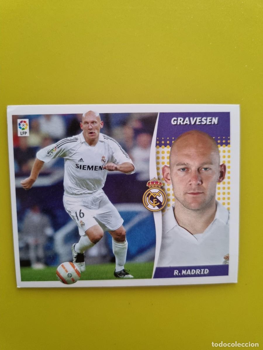 Cromos de f&uacute;tbol: CROMO LIGA ESTE 06 07 2006 2007 NUNCA PEGADO SIN PEGAR GRAVESEN REAL MADRID AR1026